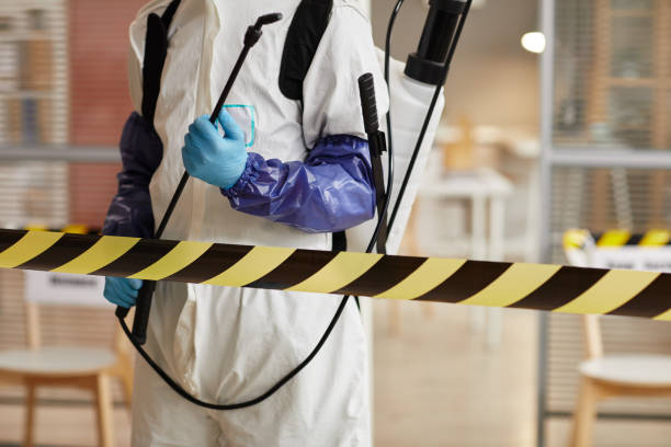 Professional Biohazard Cleanup technician working in Sinai, SD